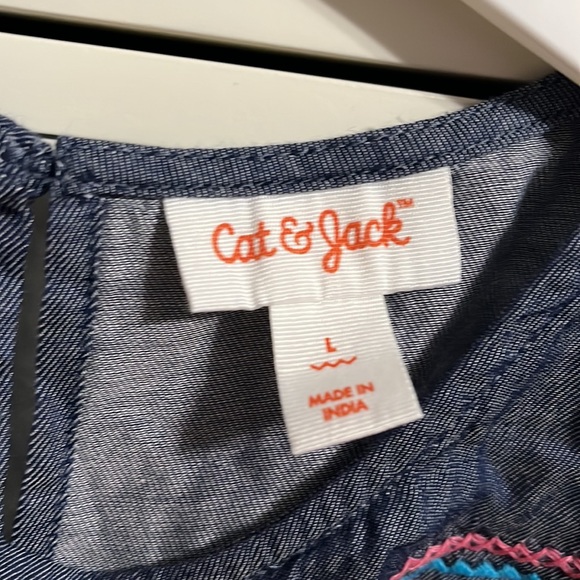 Cat & Jack cut shoulder top - Picture 4 of 5